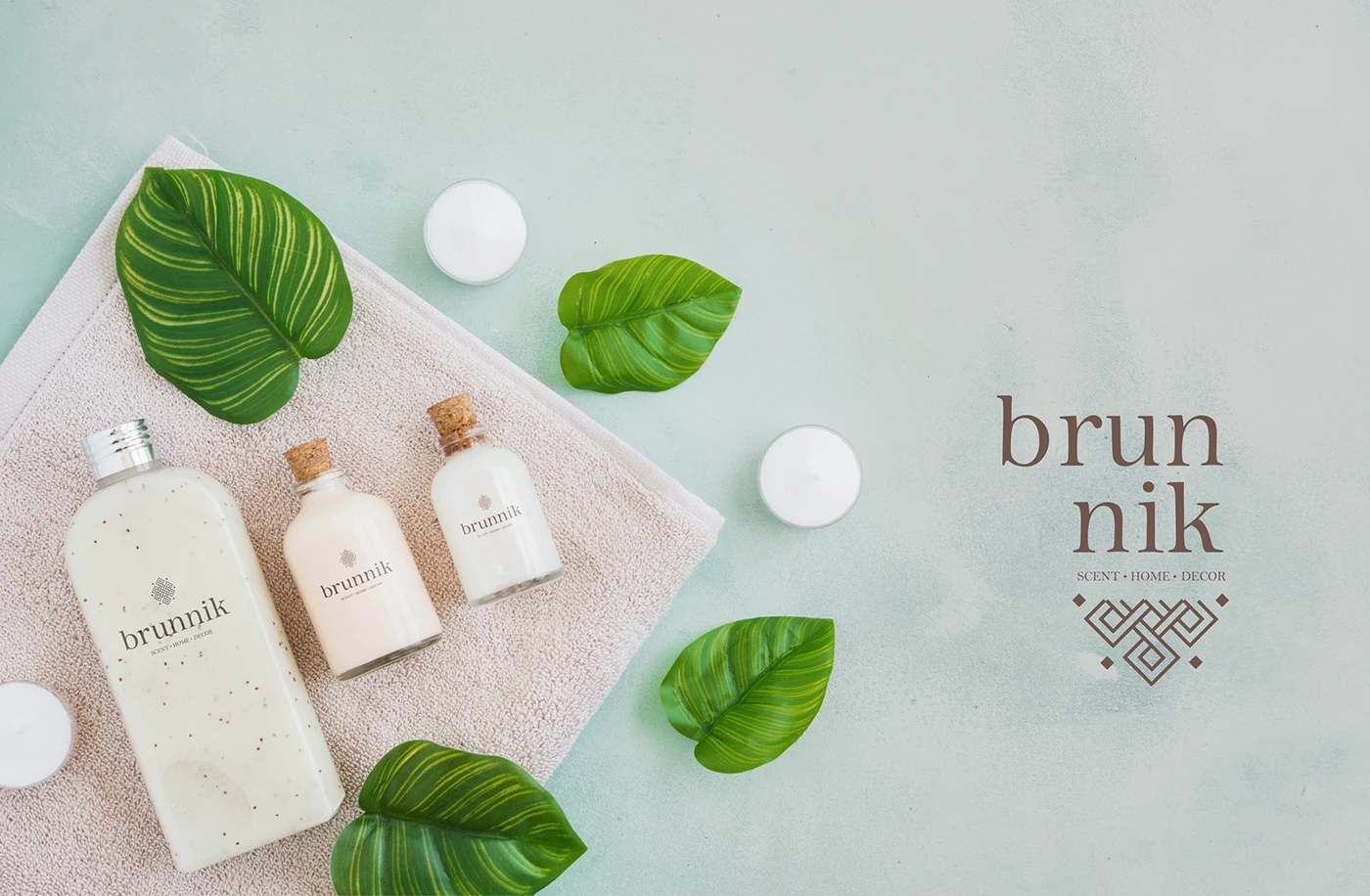 Brunnik — identidade visual e aplicações