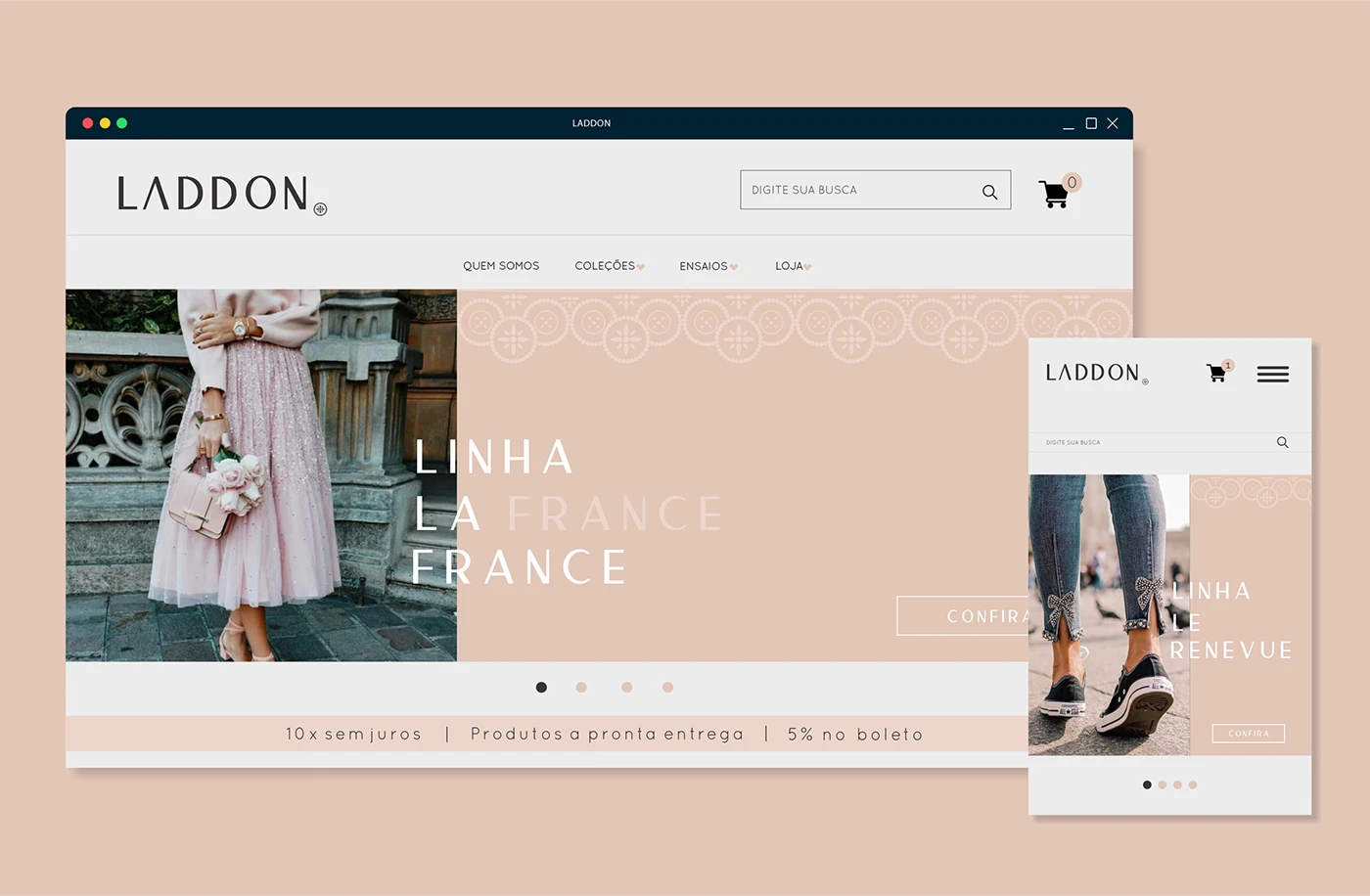 Laddon — identidade visual e aplicações