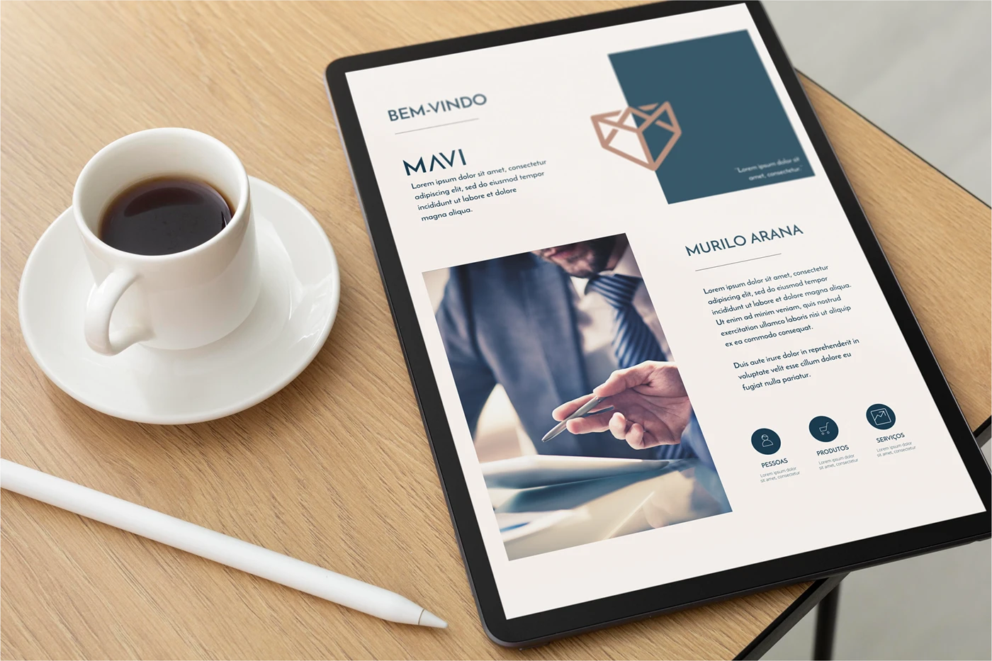 MAVI — identidade visual e aplicações