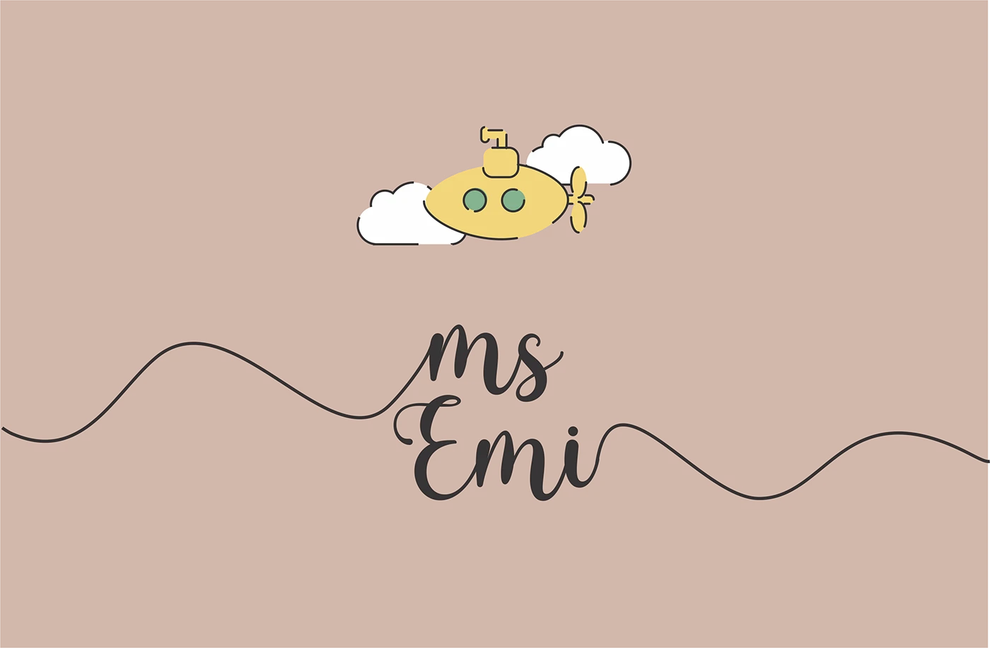 Ms Emi — identidade visual e aplicações
