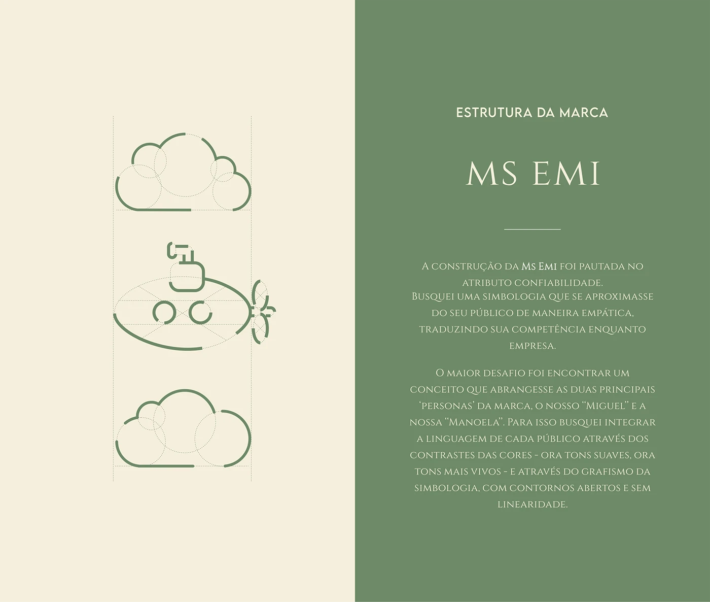 Ms Emi — identidade visual e aplicações