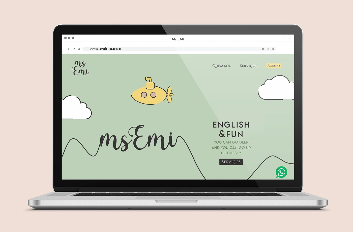 Ms Emi — identidade visual e aplicações