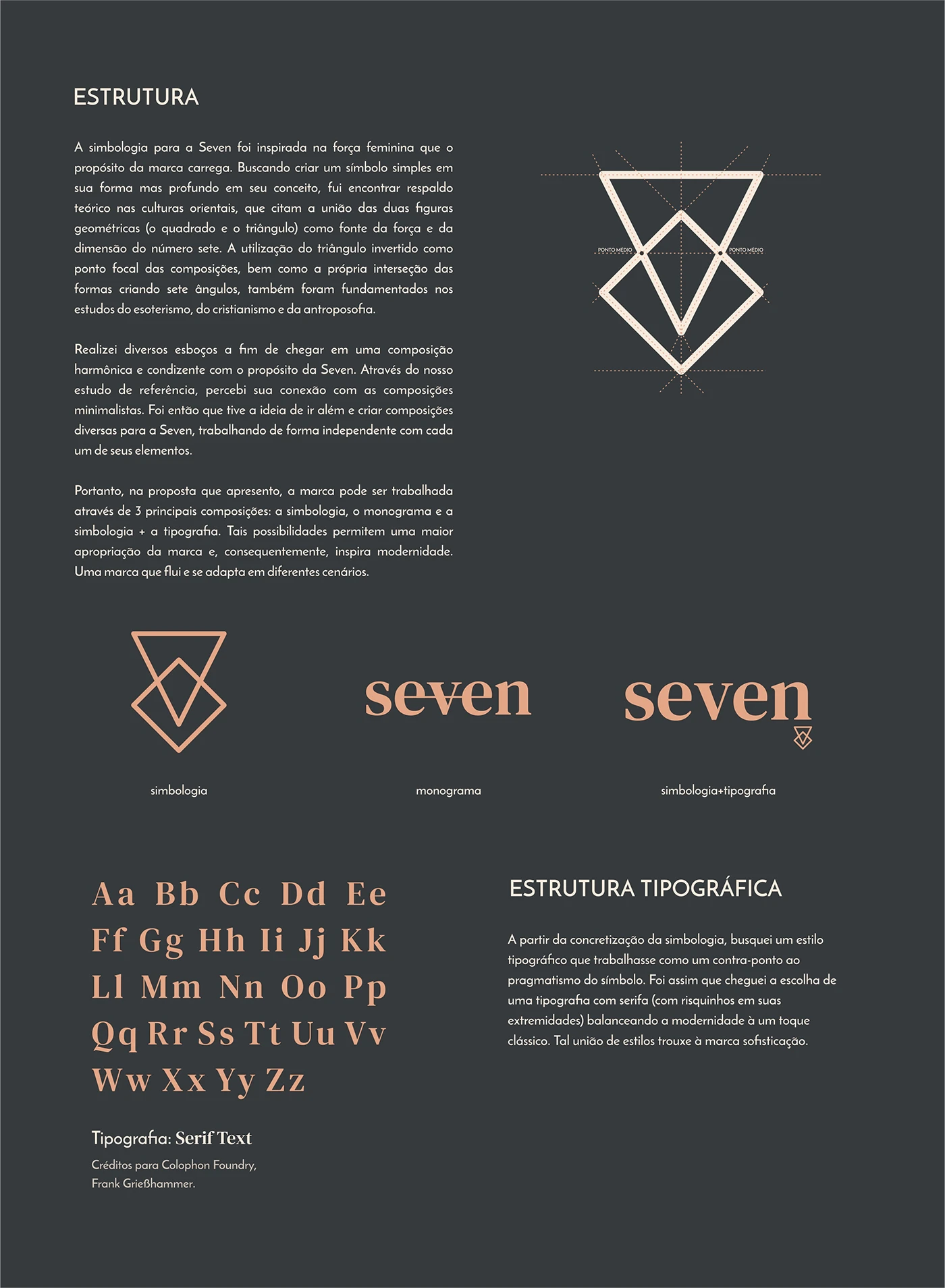 Seven — identidade visual e aplicações