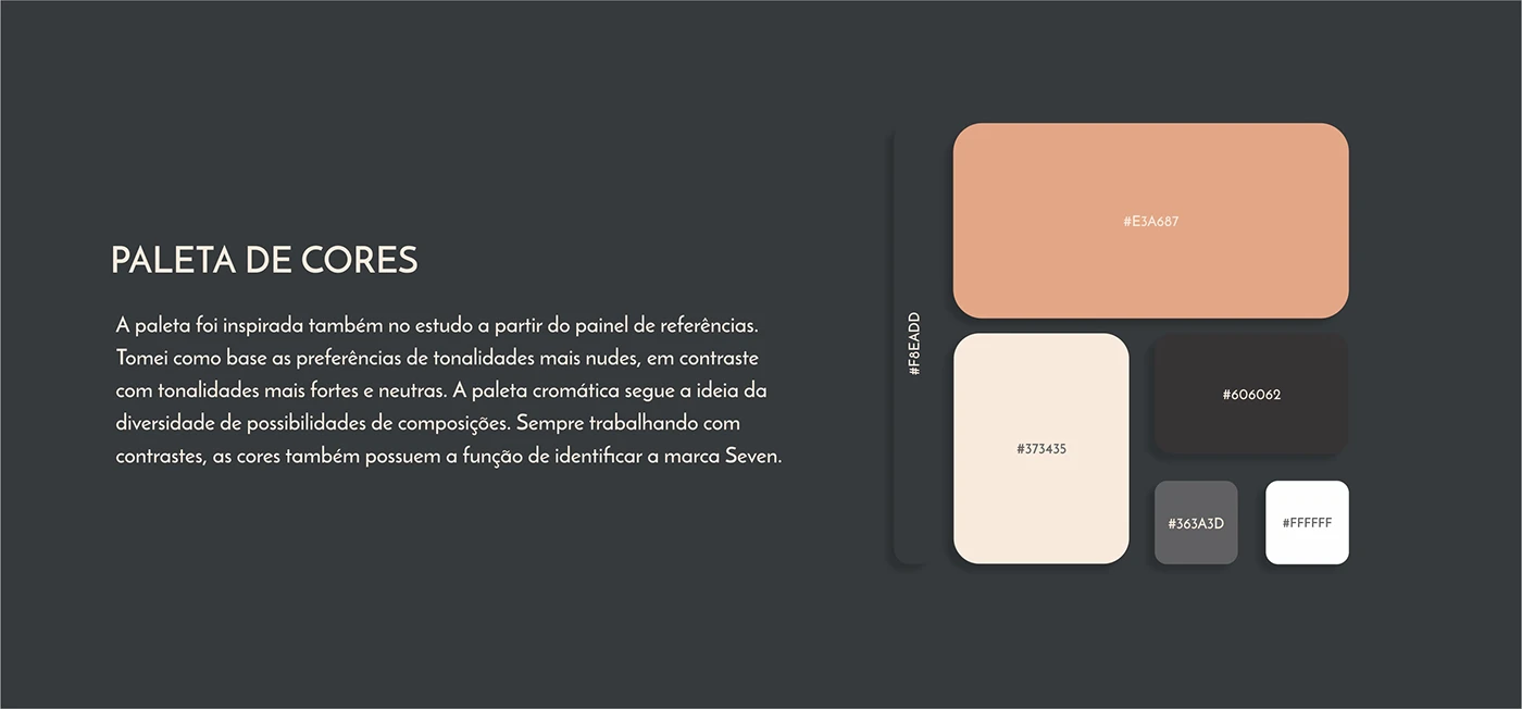 Seven — identidade visual e aplicações