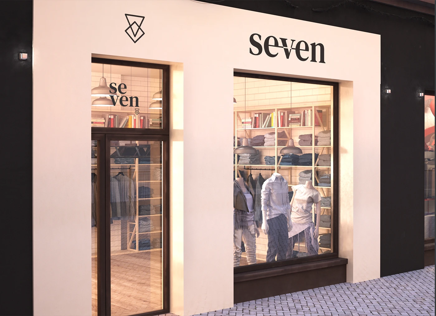 Seven — identidade visual e aplicações