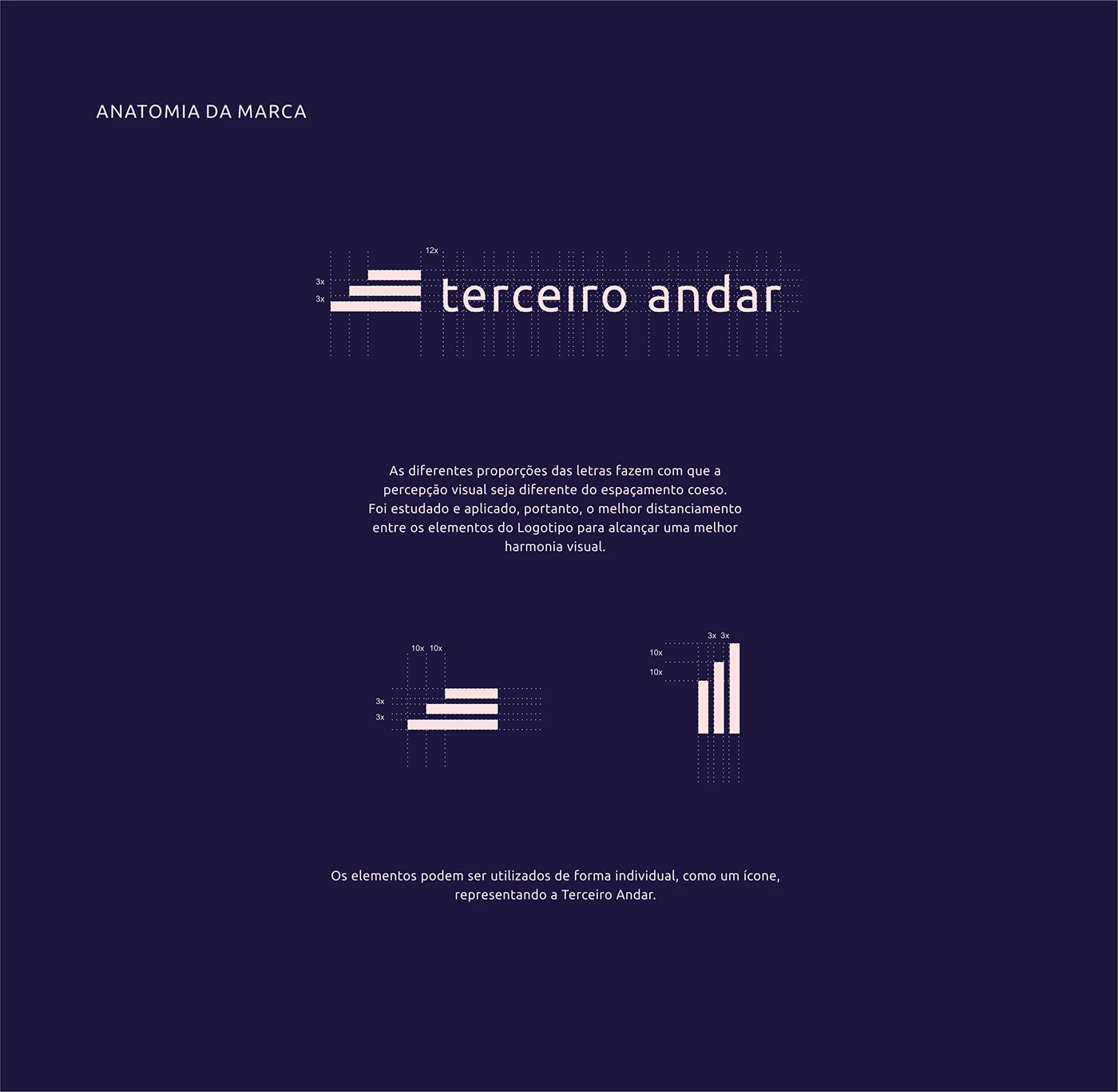 Terceiro Andar — identidade visual e aplicações