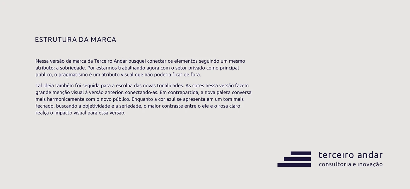 Terceiro Andar — identidade visual e aplicações