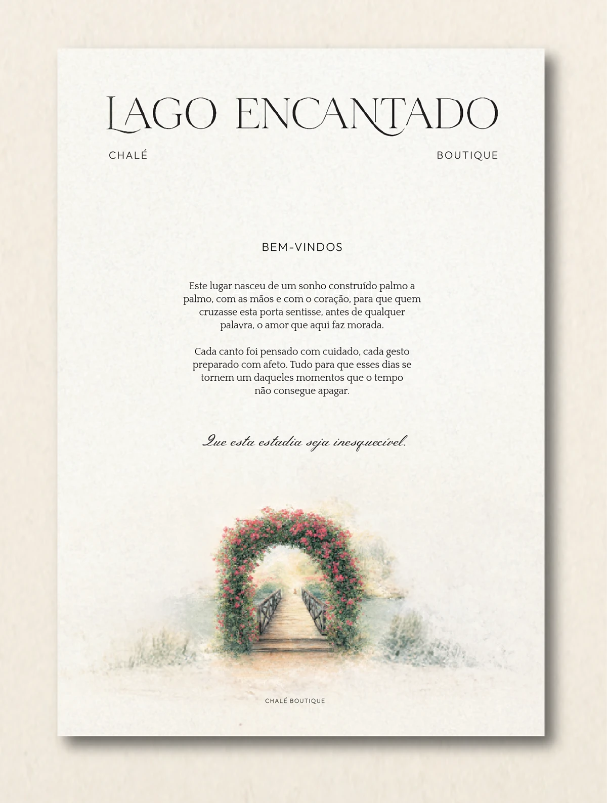 Lago Encantado — identidade visual, 6.1