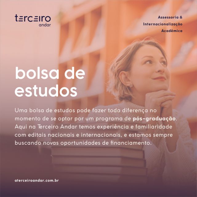 Bolsa de estudos — peça para redes sociais