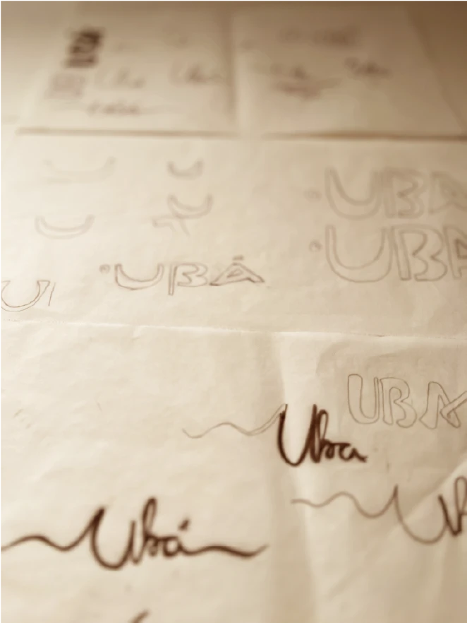Ubá Hospedagem Autoral — identidade visual