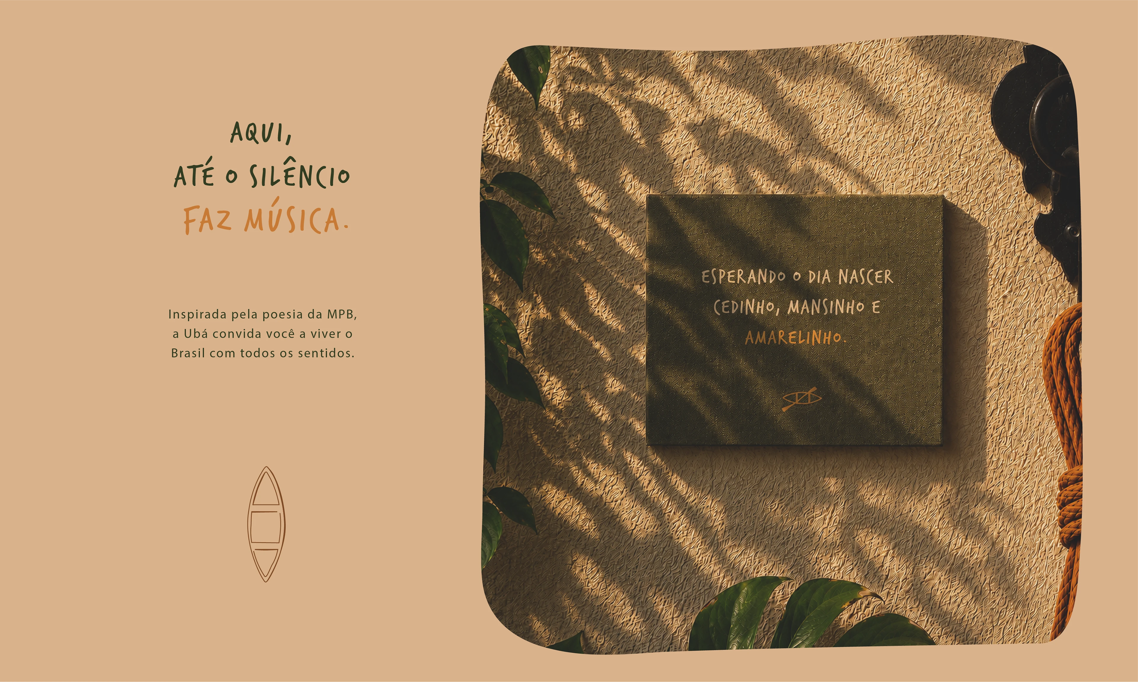 Ubá Hospedagem Autoral — identidade visual