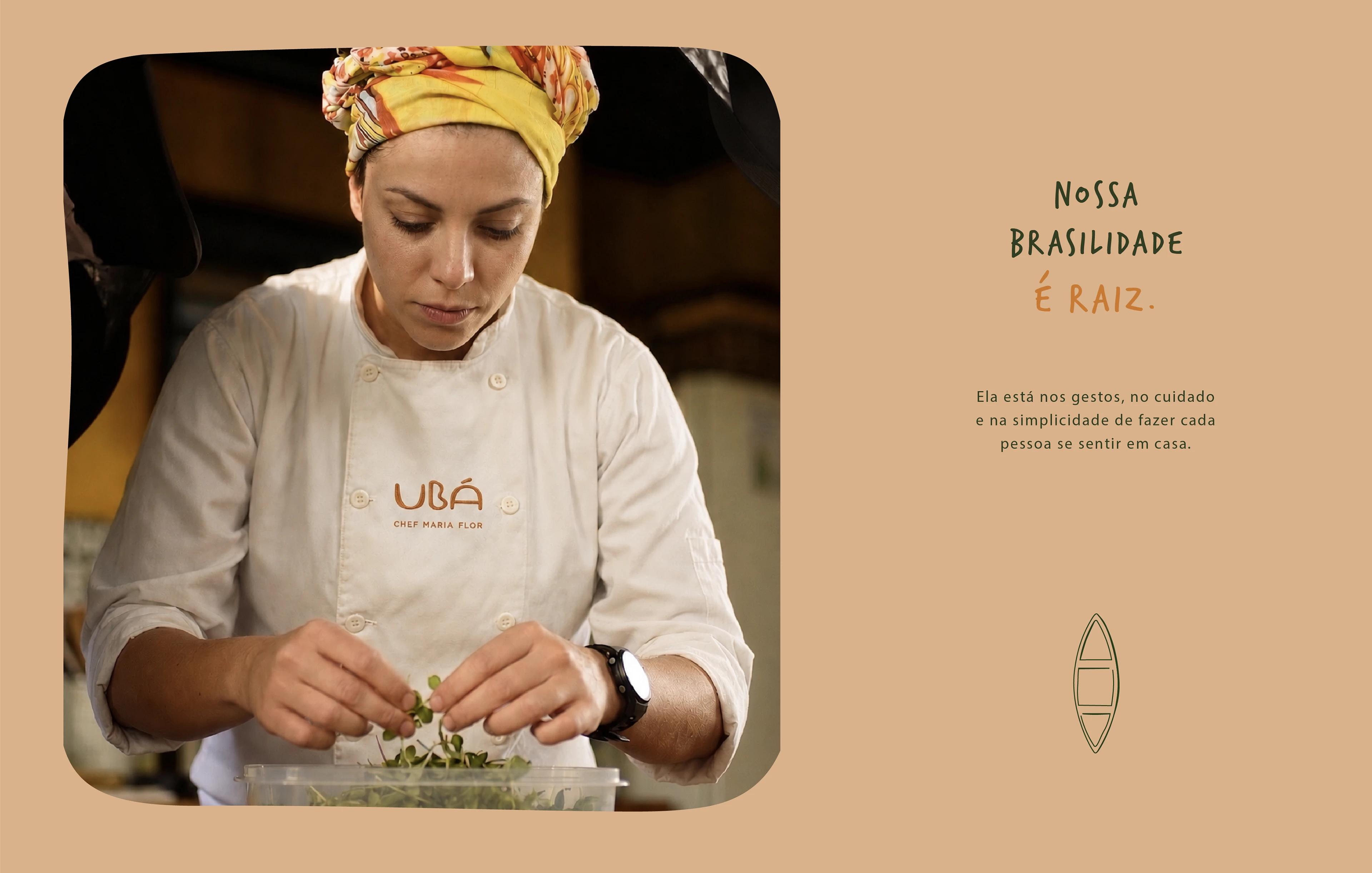 Ubá Hospedagem Autoral — identidade visual