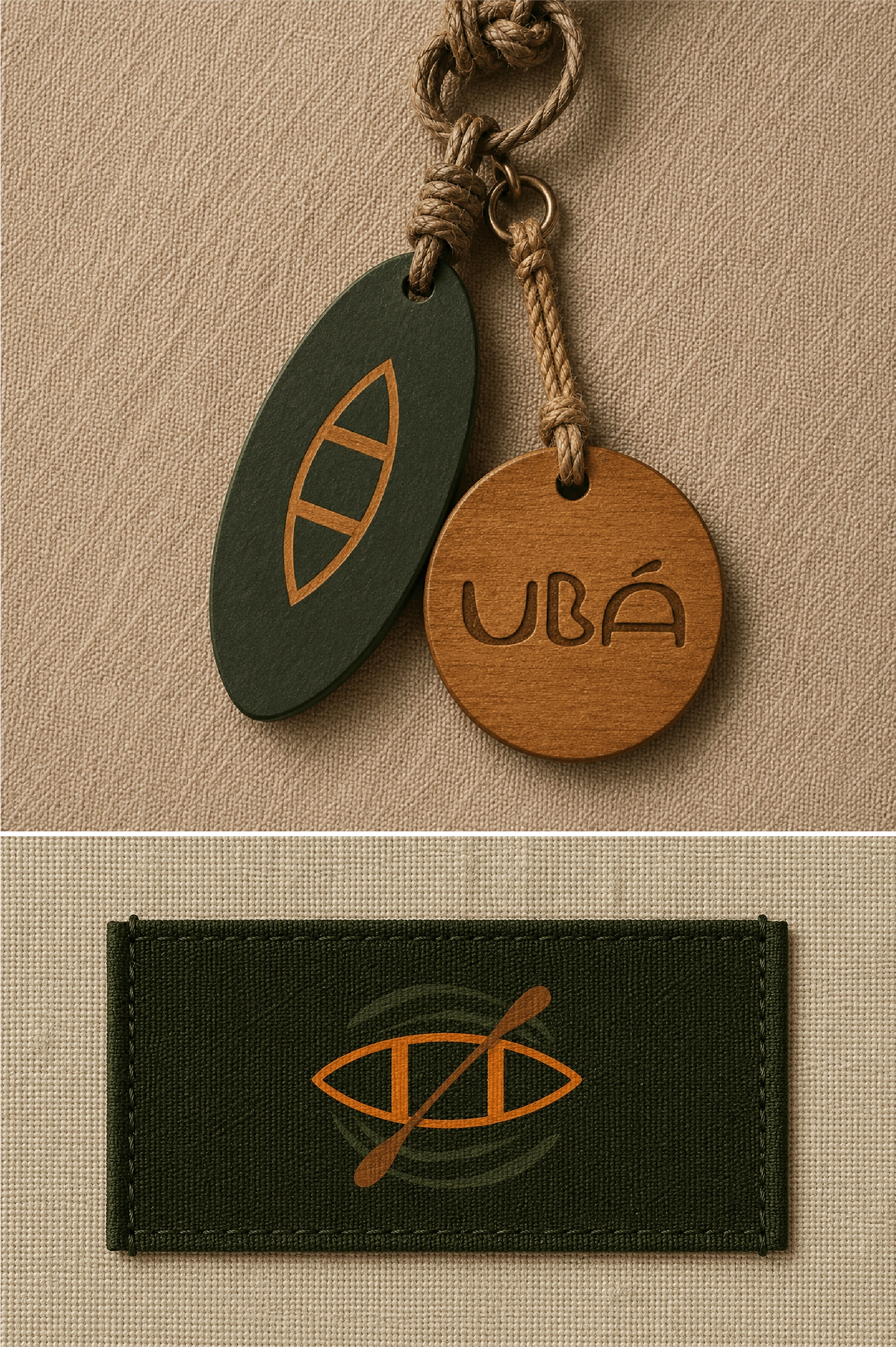 Ubá Hospedagem Autoral — identidade visual