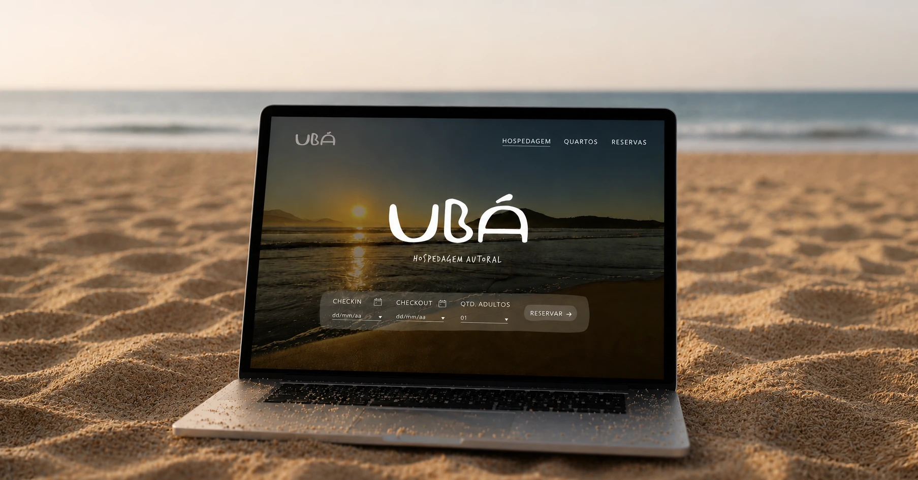 Ubá Hospedagem Autoral — identidade visual